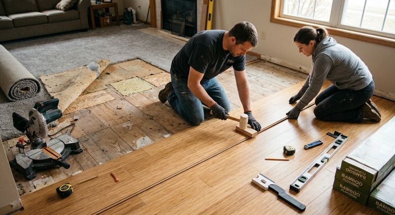 Bamboo Flooring Installation in King County, WA