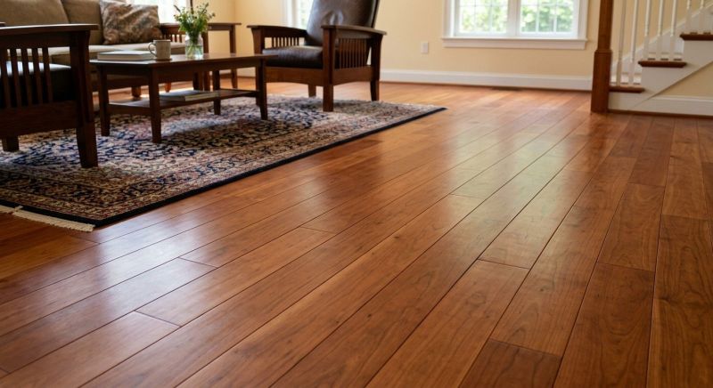 Cherry Floor Installation in North Bend, WA