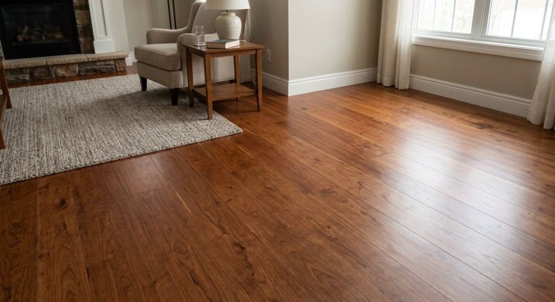 Cherry Floor Installation in Steilacoom, WA