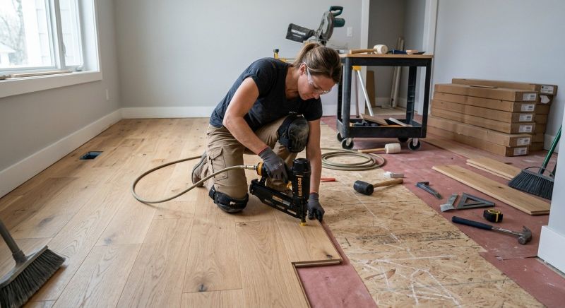 Hardwood Floor Installation in Enumclaw, WA