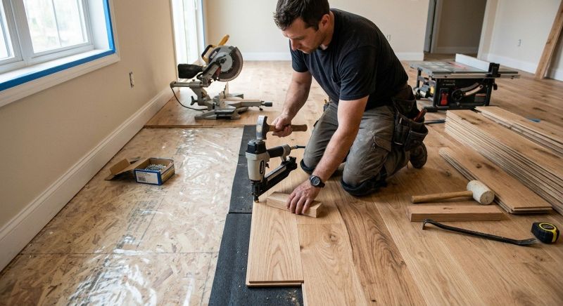 Hardwood Floor Installation in Vashon, WA