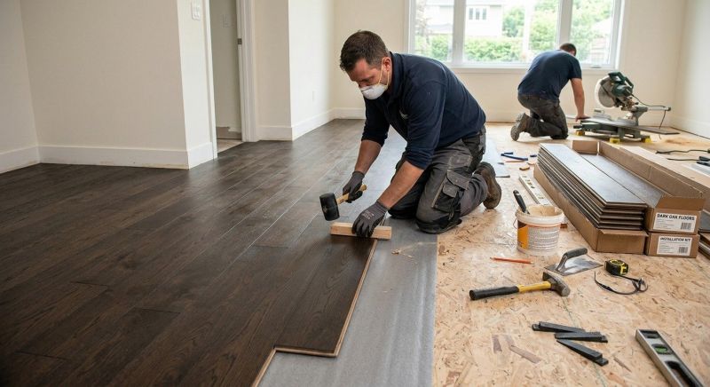 Maple Flooring Installation in Bellevue, WA
