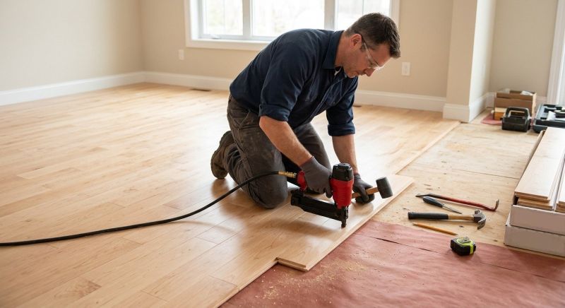 Maple Flooring Installation in Issaquah, WA