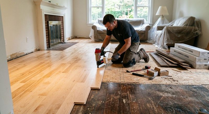 Maple Flooring Installation in North Bend, WA