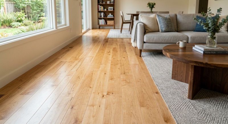 Maple Flooring Installation in Vashon, WA