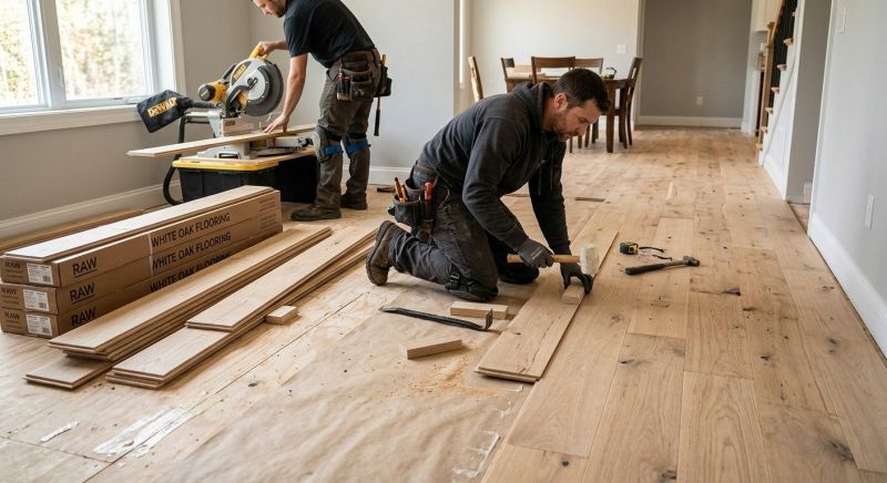 Oak Floor Installation in North Bend, WA