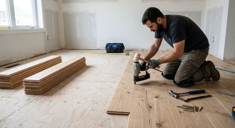Oak Floor Installation in Pierce County, WA