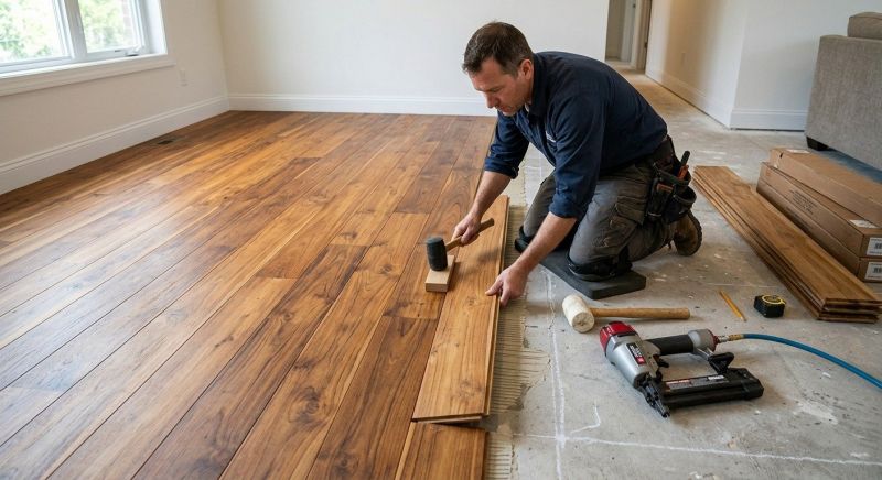 Teak Flooring Installation in King County, WA