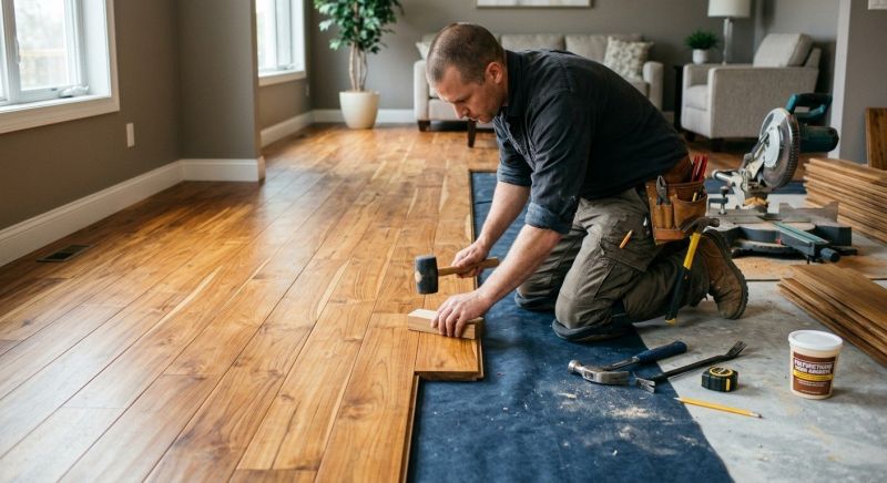 Teak Flooring Installation in King County, WA