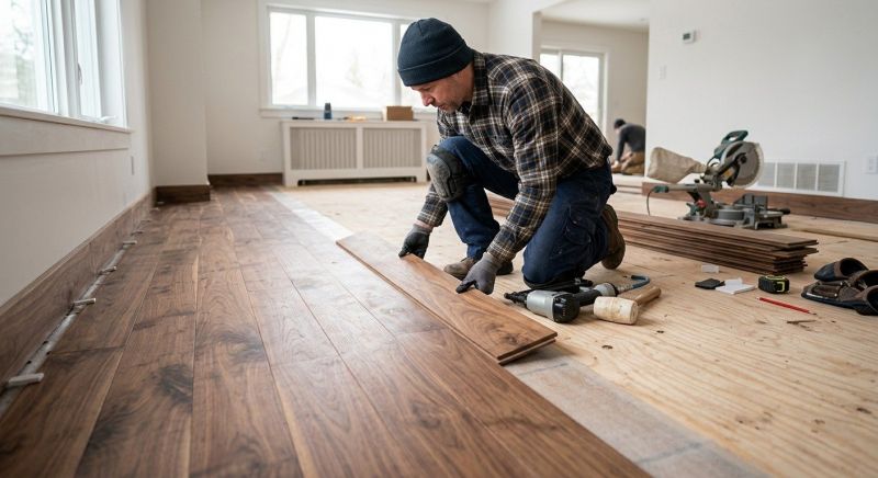 Walnut Flooring Installation in King County, WA