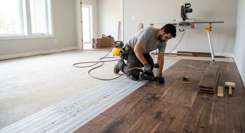 Walnut Flooring Installation in King County, WA