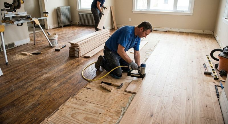 Wood Floor Replacement in Enumclaw, WA
