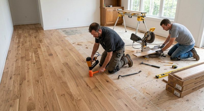 Wood Floor Replacement in Milton, WA