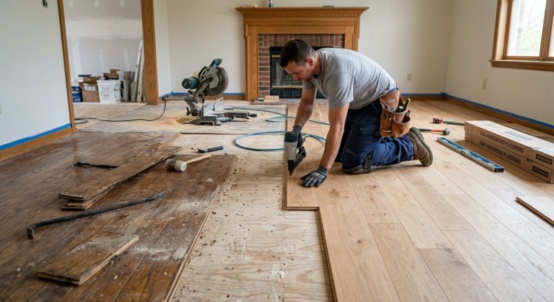 Wood Floor Replacement in North Bend, WA