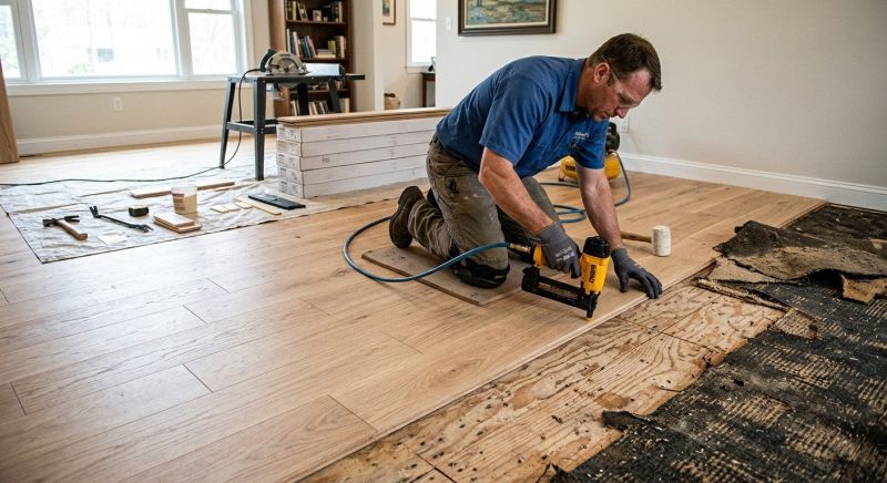 Wood Floor Replacement in Orting, WA