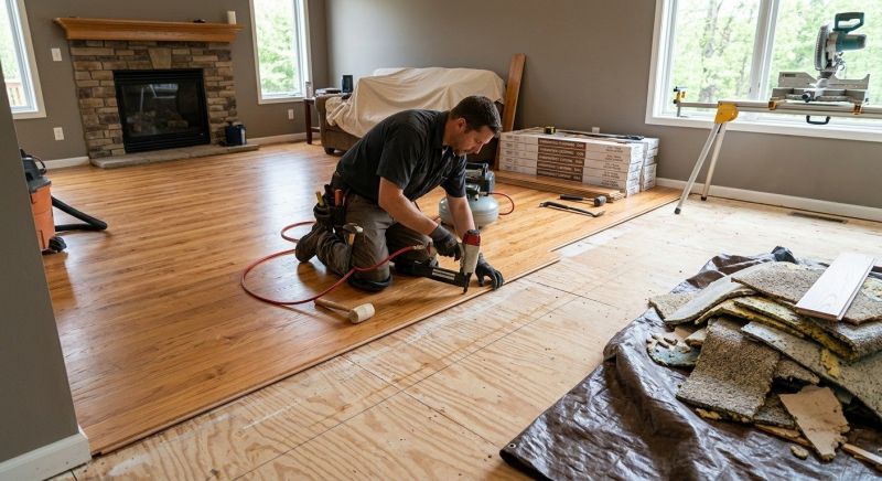 Wood Floor Replacement in Sumner, WA